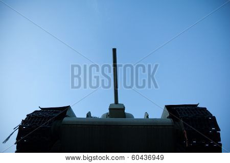 Russion Tank From Below