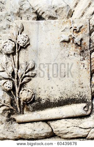 Blank Ancient Stone In Ephesus