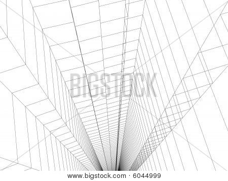 3D město