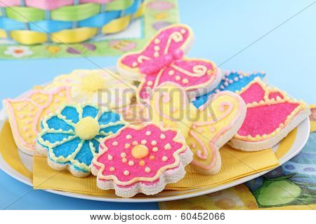 Plate Of Easter Cookies