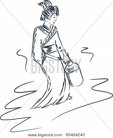 Japanese geisha