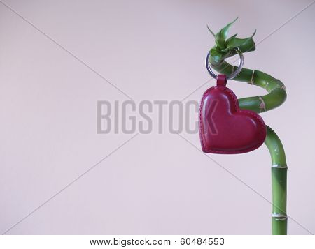 Lucky Love (Bamboo stick & heart)