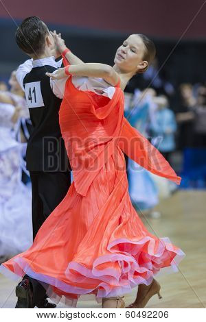 Minsk, Belarus, February, 9: WDSF Championship