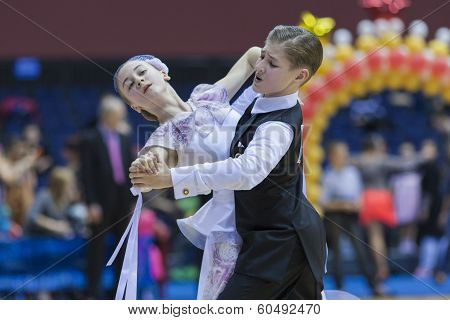 Minsk, Belarus, February, 9: WDSF Championship