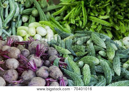 Fresh Vegetables On The Market