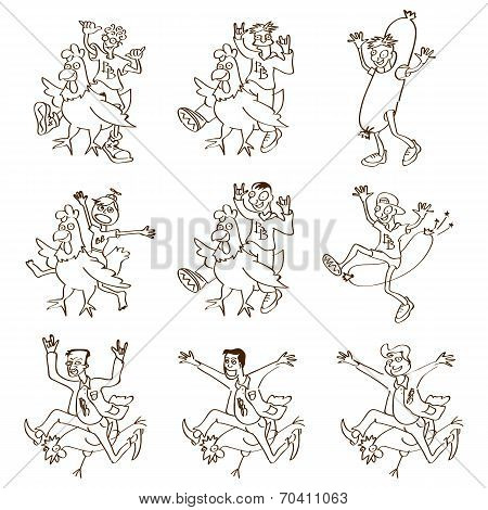 hot dog chiken sausage men