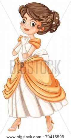Illustration of a princess