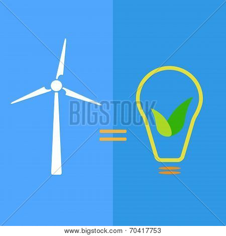 Wind turbine as eco-friendly source of energy