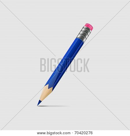 Blue pencil