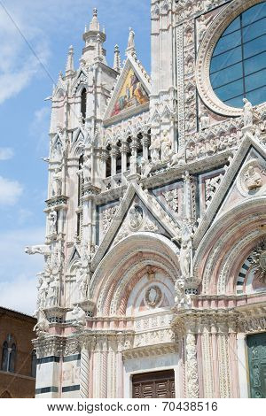 Buildings And Streets Of Siena