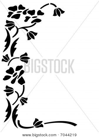 花のフレーム