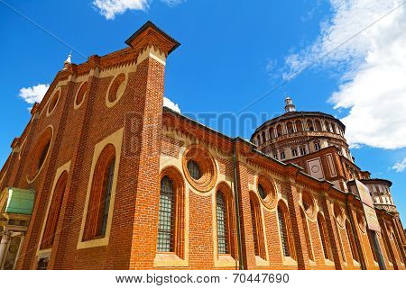 Church of Santa Maria delle Grazie in Milan Italy.