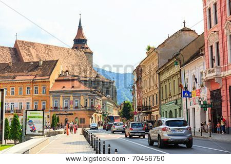 Council Square on July 15, 2014 in Brasov Romania