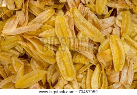 Sweet Banana Chips In Syrup