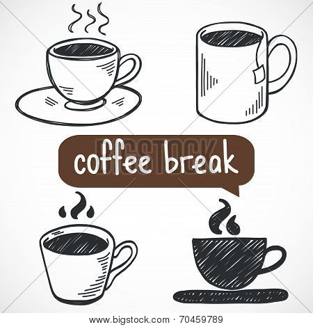 Coffee and tea cups