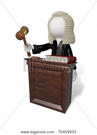 Judge With Gavel