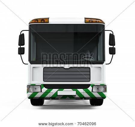 Garbage Truck Isolated