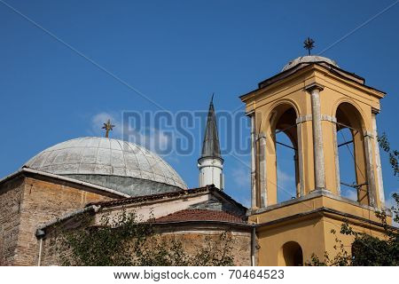 mosque and church
