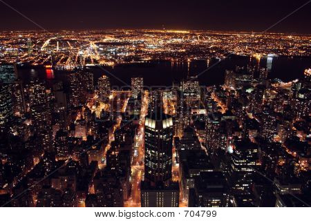 Manhattan à noite
