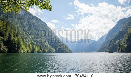 An image of the Koenigssee Berchtesgaden Bavaria Germany