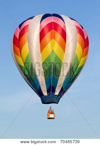 Metamora, Michigan - August 24 2013: Colorful Hot Air Balloons Launch At The Annual Metamora Country
