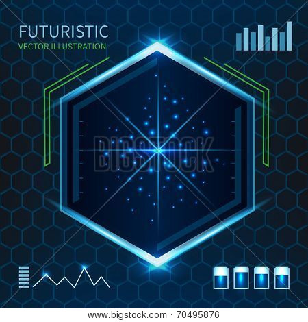 Futuristic vector illustration
