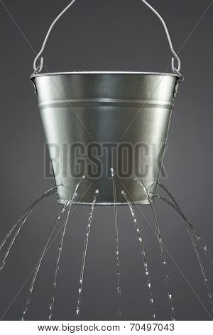 Water leaking from bucket