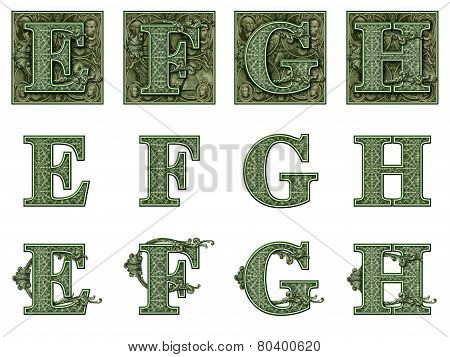 Money Alphabet E To H