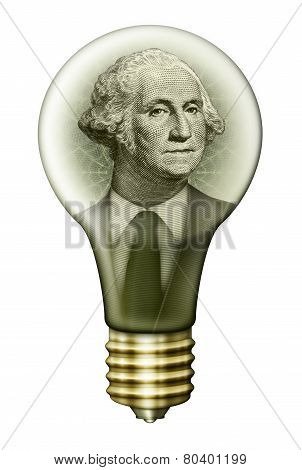 Geaorge Washington Money Bulb