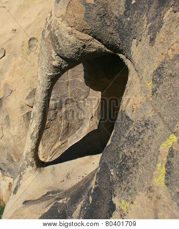 Sandstone cave