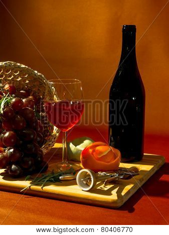 Wine and Fruits