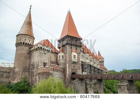 The Hunyad Castle, Hunedoara, Transylvania, Romania