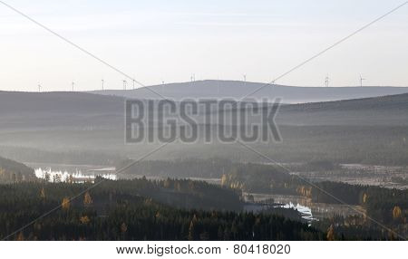 Early morning in some misty landscape up North.