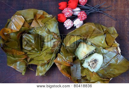 Vietnamese Food,  Pyramid Rice Dumpling