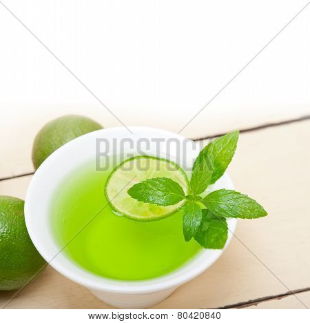 Mint Infusion Tea Tisane With Lime