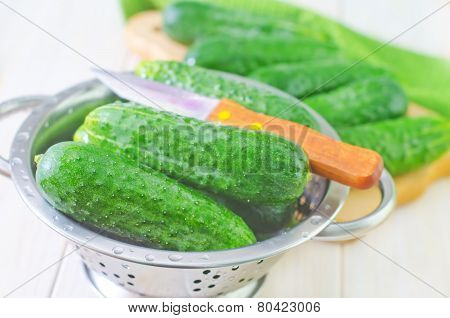 fresh cucumbers