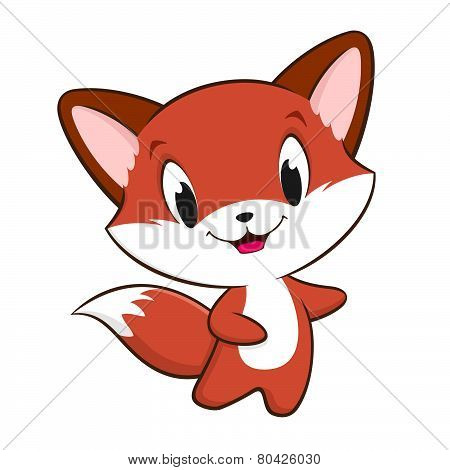 Cartoon Baby Fox