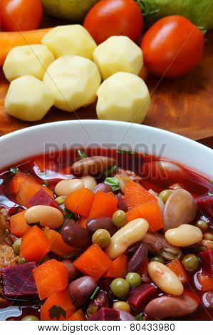 Vietnamese Food, Vegetable Soup