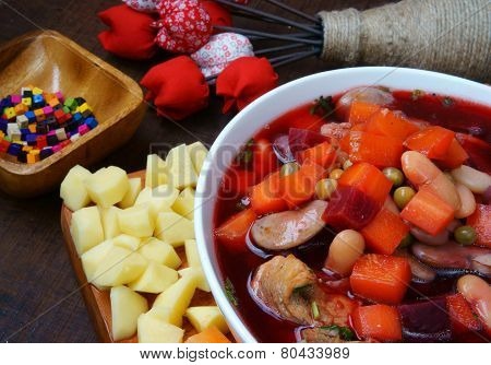 Vietnamese Food, Vegetable Soup
