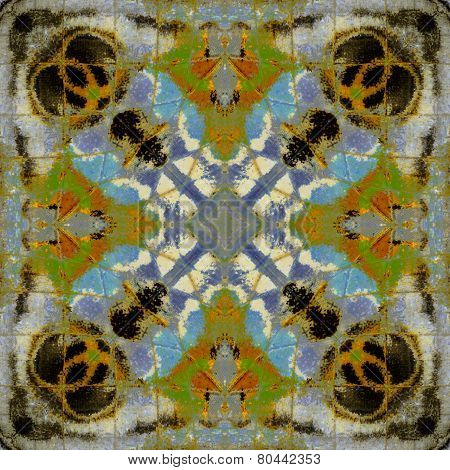 Exotic Background texture made of Blue Pansy Butterfly wing pattern
