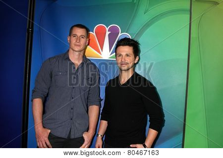LOS ANGELES - JAN 16:  Brendan Fehr, Freddy Rodriguez at the NBCUniversal TCA Press Tour at the Huntington Langham Hotel on January 16, 2015 in Pasadena, CA