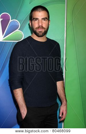 LOS ANGELES - JAN 16:  Zachary Quinto at the NBC TCA Winter 2015 at a The Langham Huntington Hotel on January 16, 2015 in Pasadena, CA
