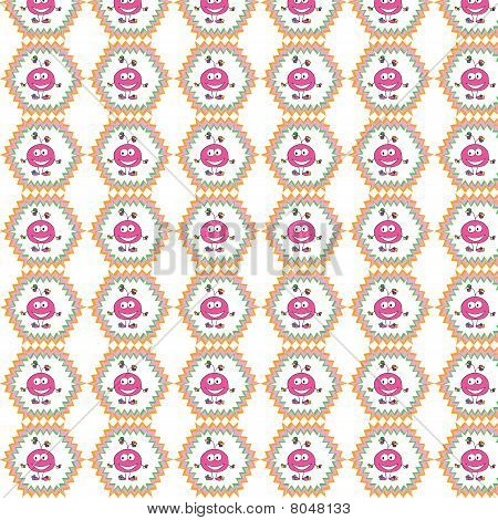 Tekstur af pink attrapper