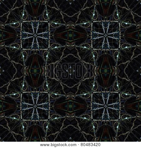 Seamless Grey Background Texture Made From Koh-i-noor Butterfly Wing Patterns