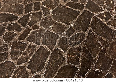 Harmonic Pattern Of Slate Tiles