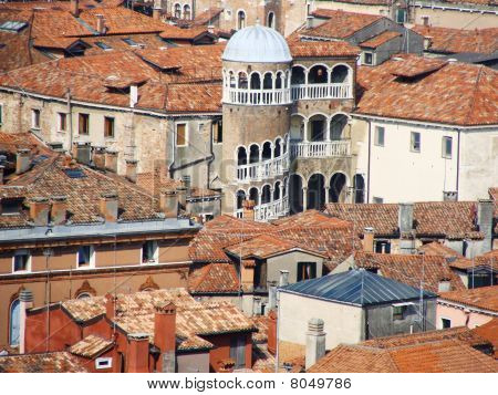 Sui tetti di Venezia Italia
