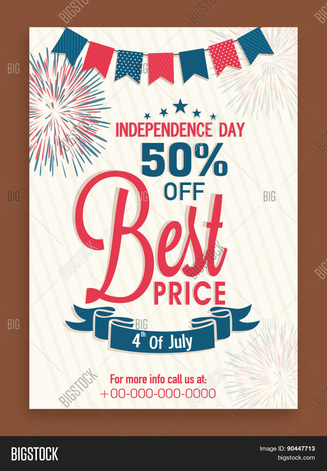 4th july american independence vector photo bigstock closed for independence day flyer