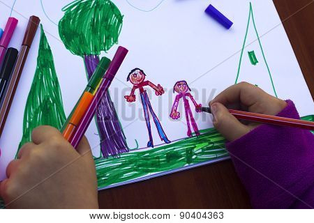 Childrens drawing