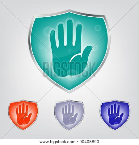 Protect  shield vector illustration