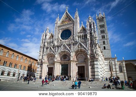 Siena Cathedral In Tuscany